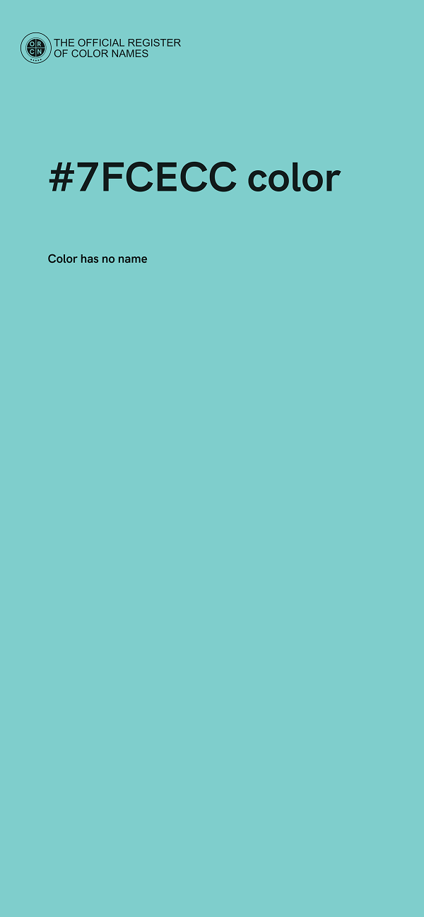#7FCECC color image