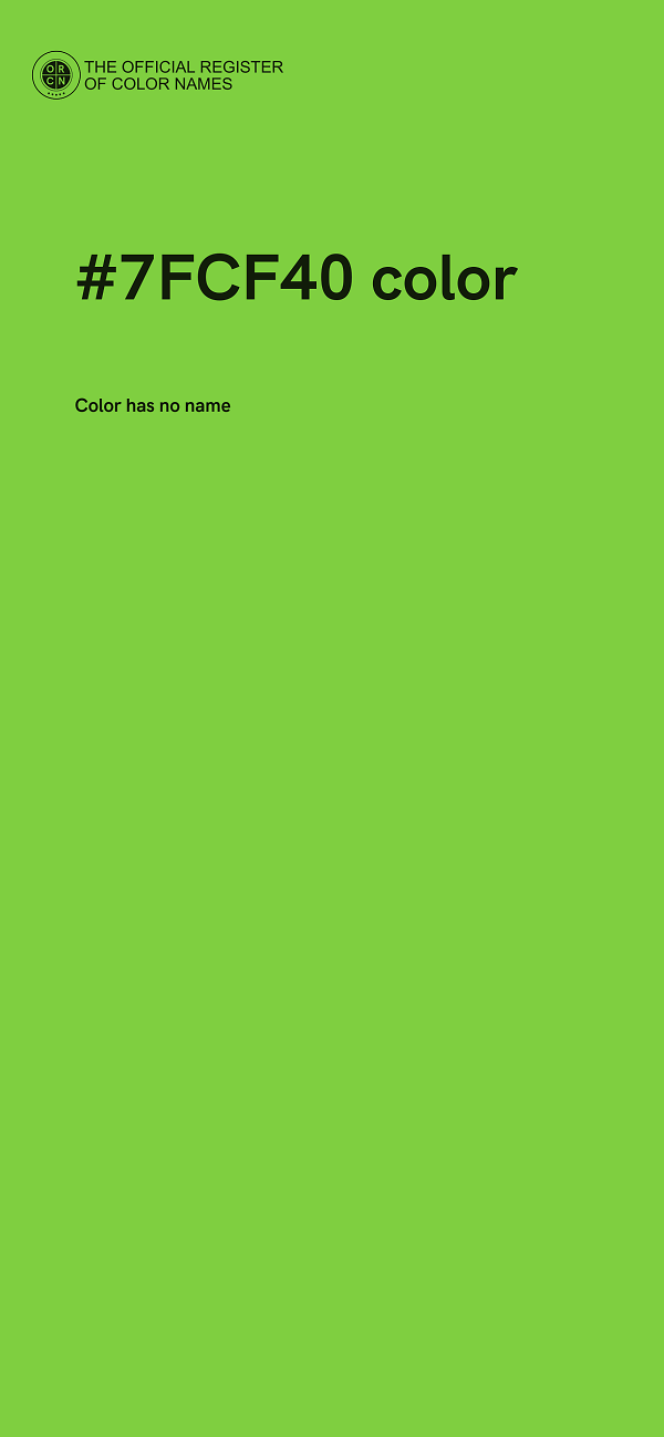 #7FCF40 color image