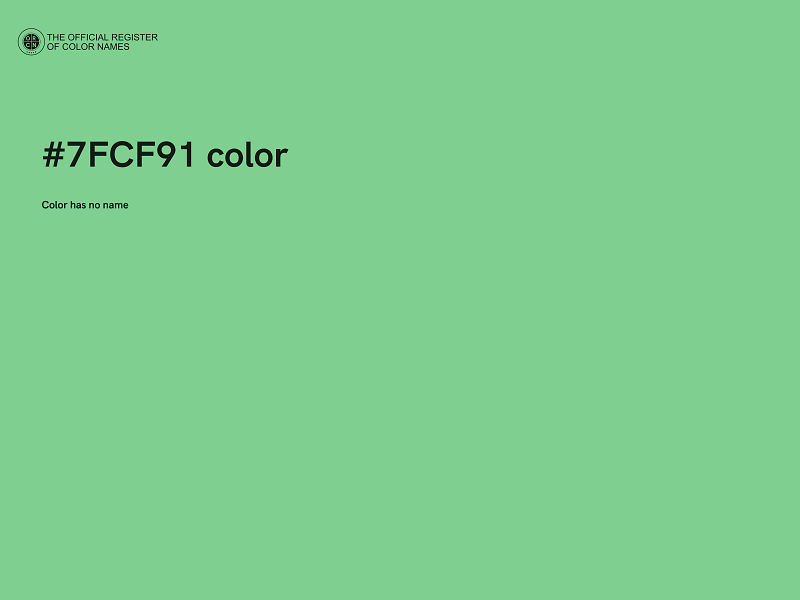 #7FCF91 color image