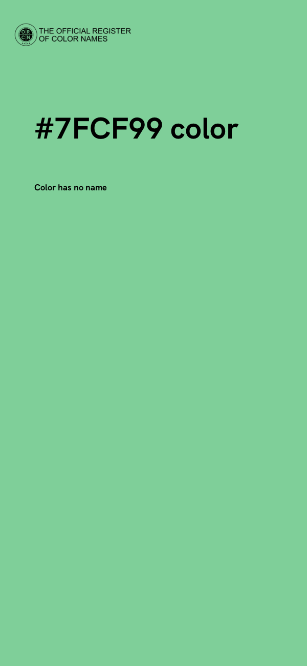 #7FCF99 color image
