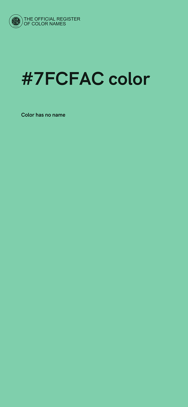 #7FCFAC color image