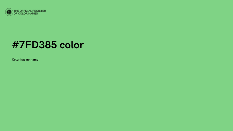 #7FD385 color image