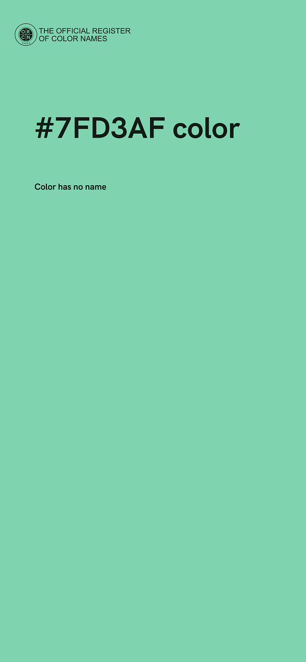 #7FD3AF color image