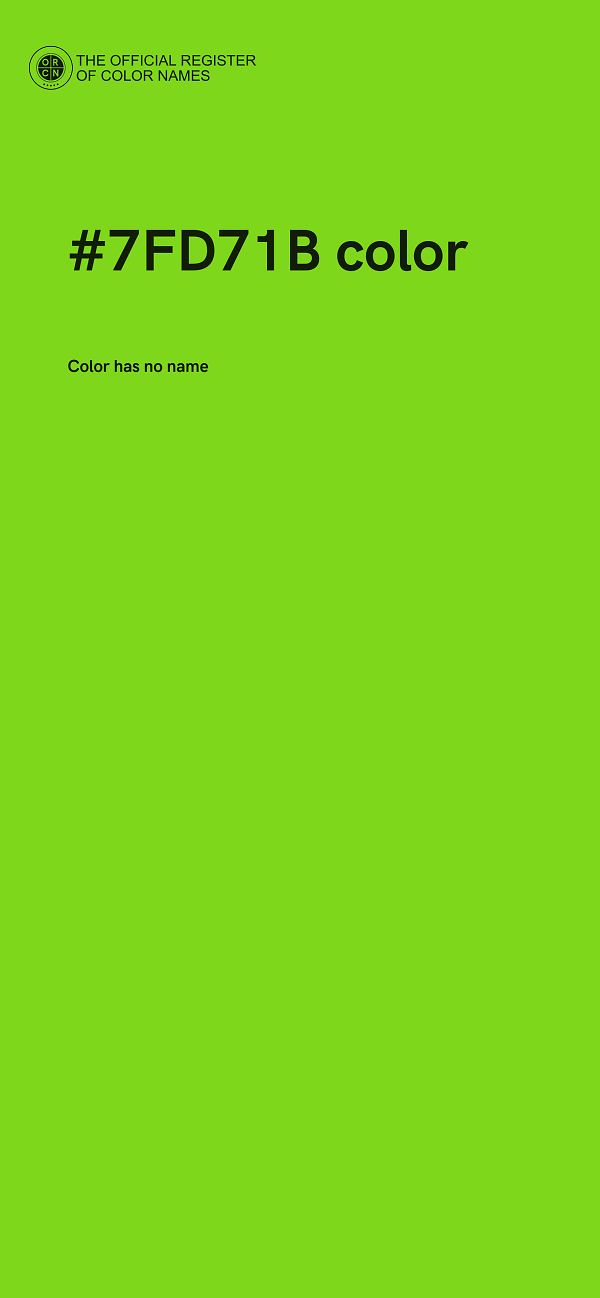 #7FD71B color image