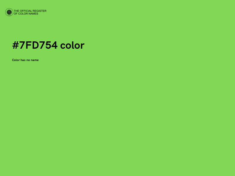 #7FD754 color image