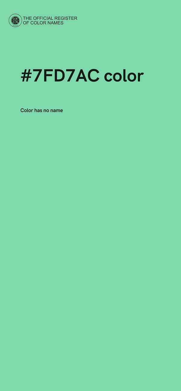 #7FD7AC color image
