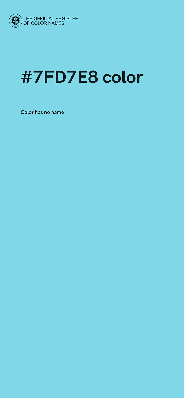 #7FD7E8 color image
