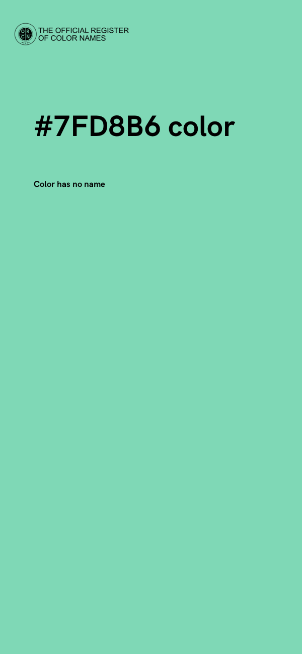 #7FD8B6 color image