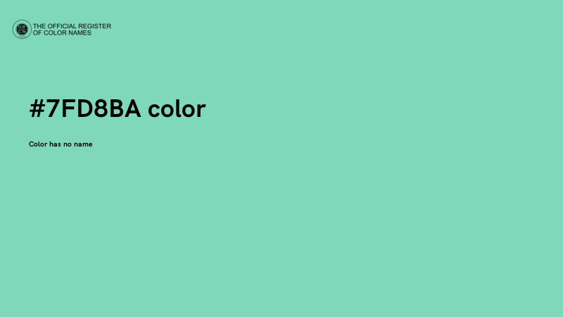 #7FD8BA color image