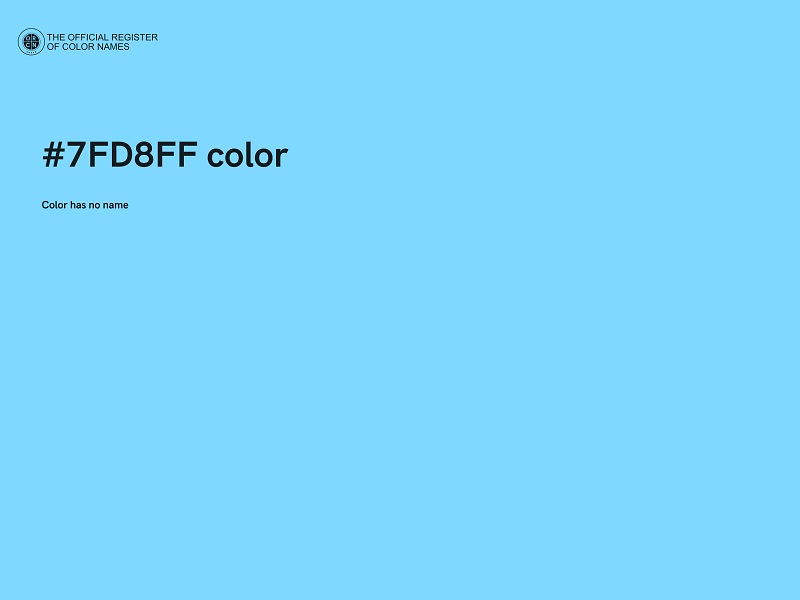 #7FD8FF color image