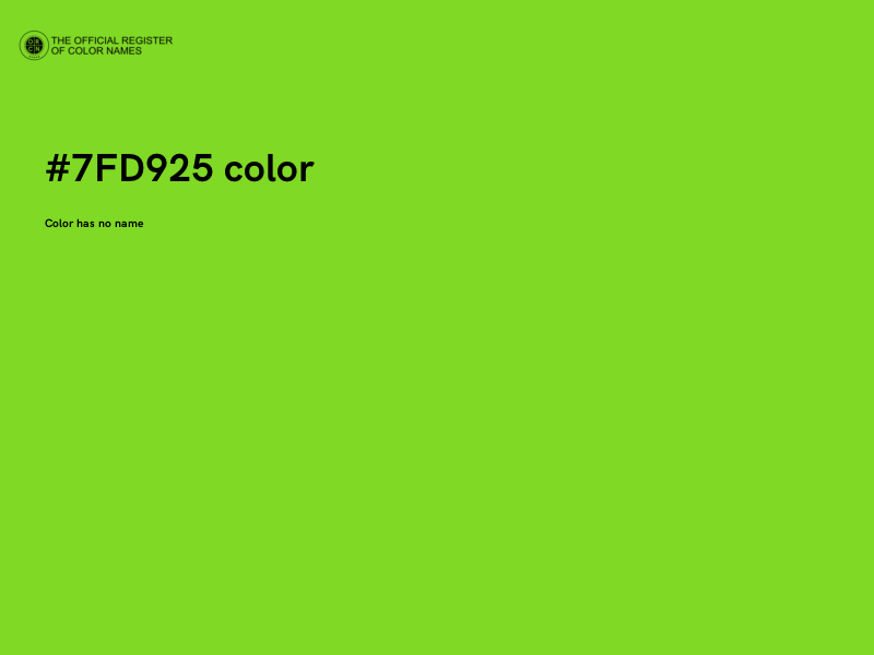 #7FD925 color image