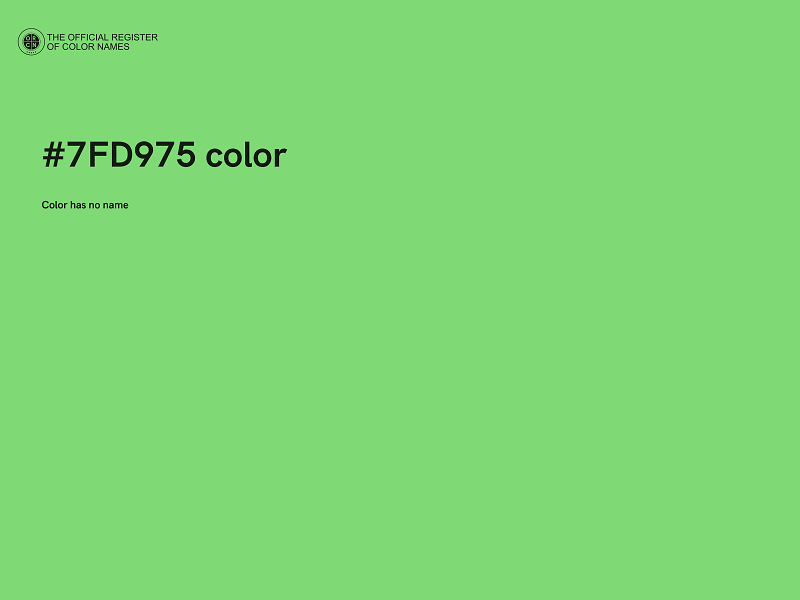 #7FD975 color image