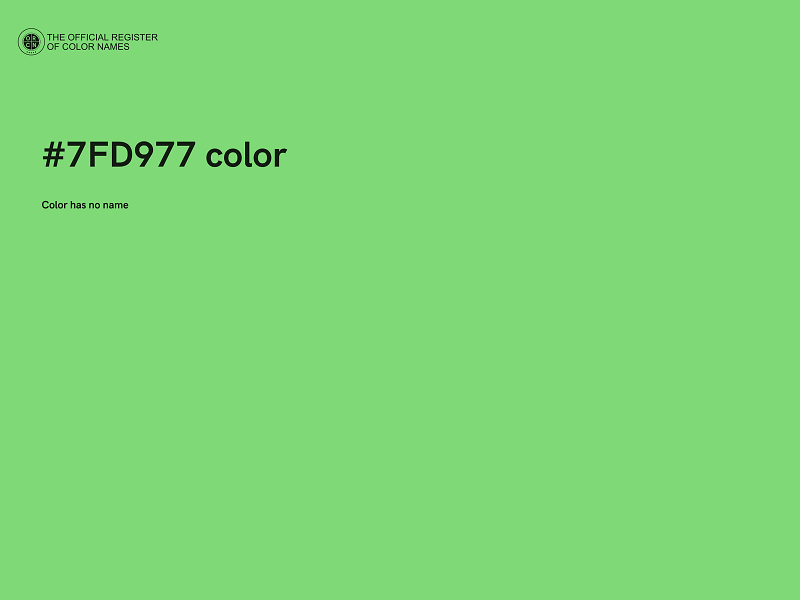 #7FD977 color image