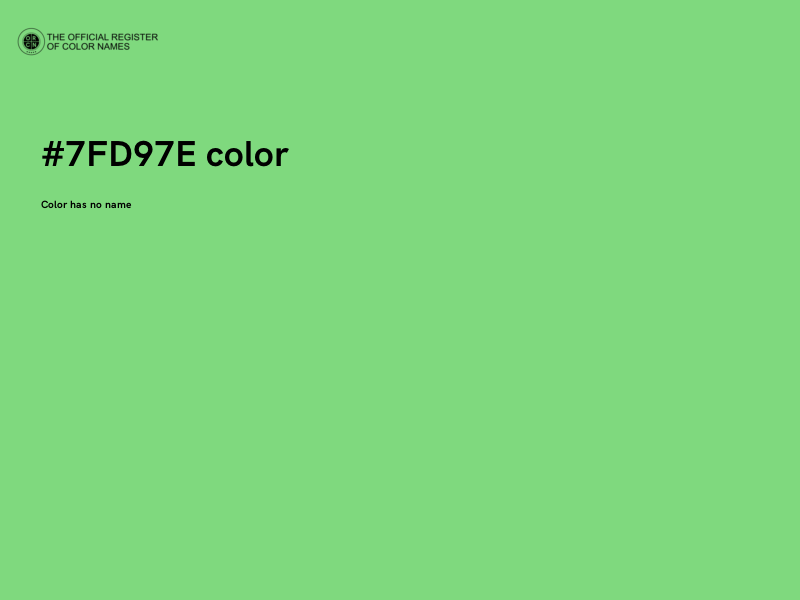 #7FD97E color image