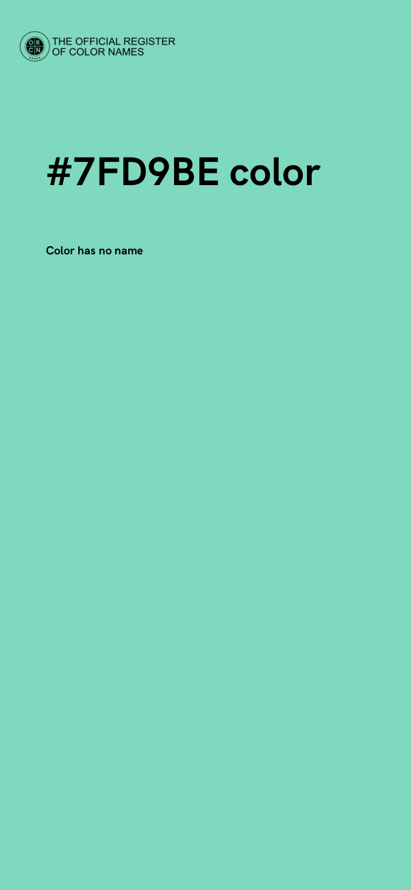#7FD9BE color image