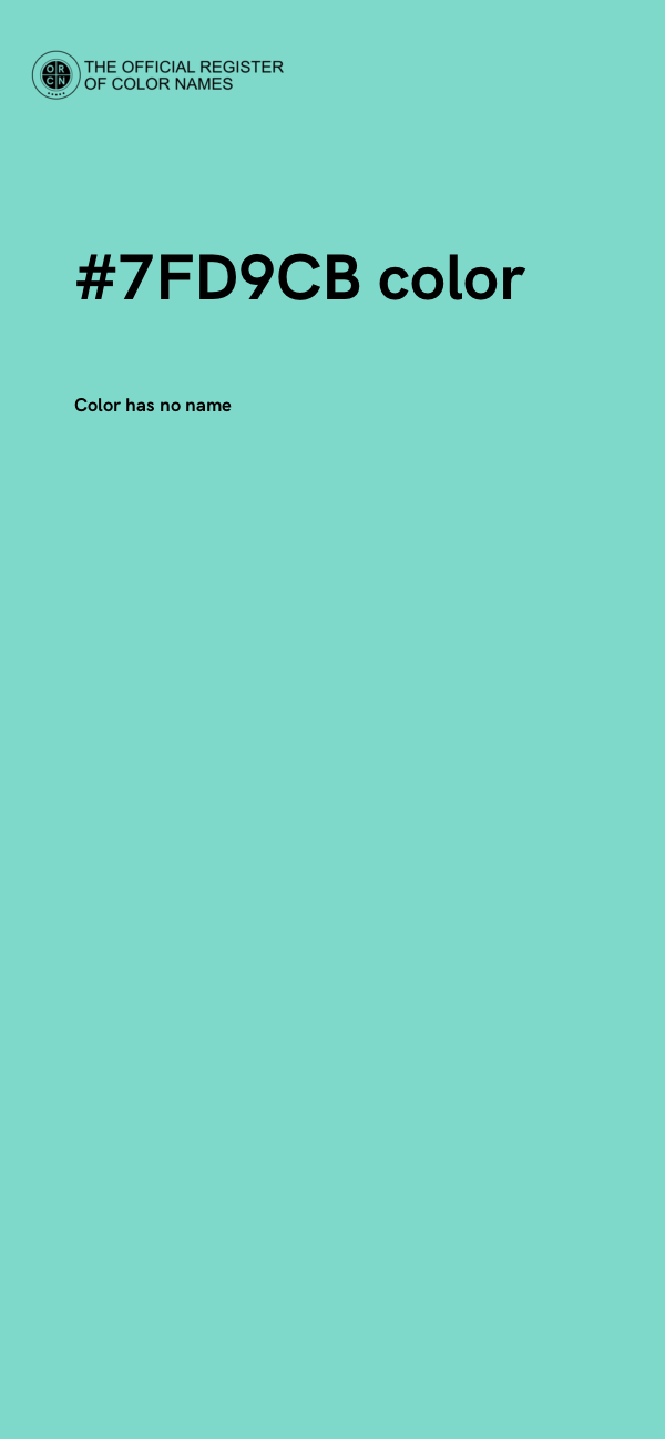 #7FD9CB color image