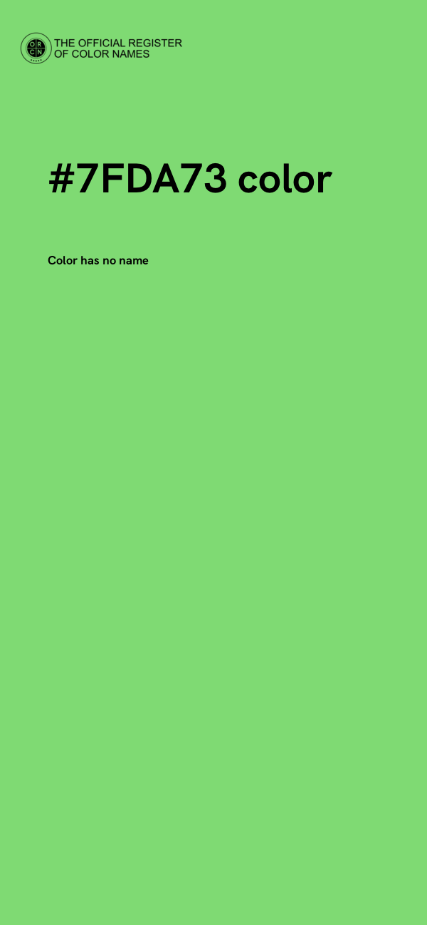 #7FDA73 color image
