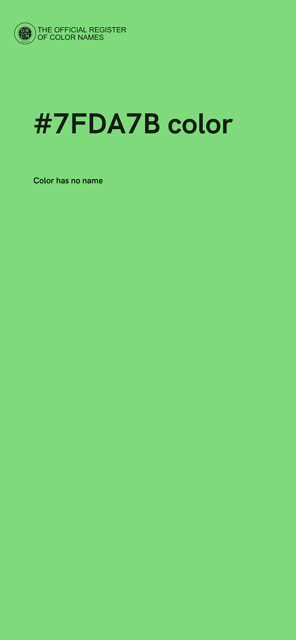 #7FDA7B color image
