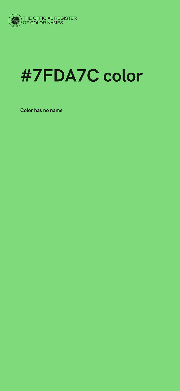 #7FDA7C color image