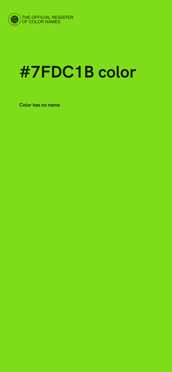 #7FDC1B color image