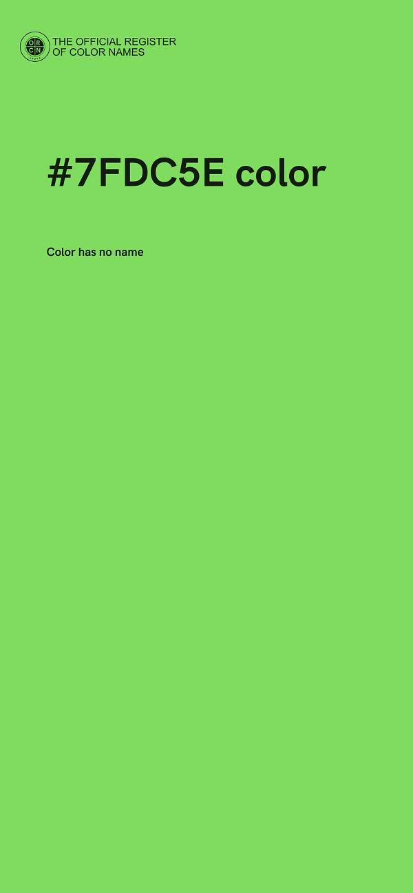 #7FDC5E color image