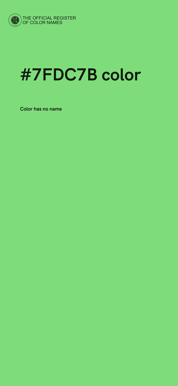 #7FDC7B color image