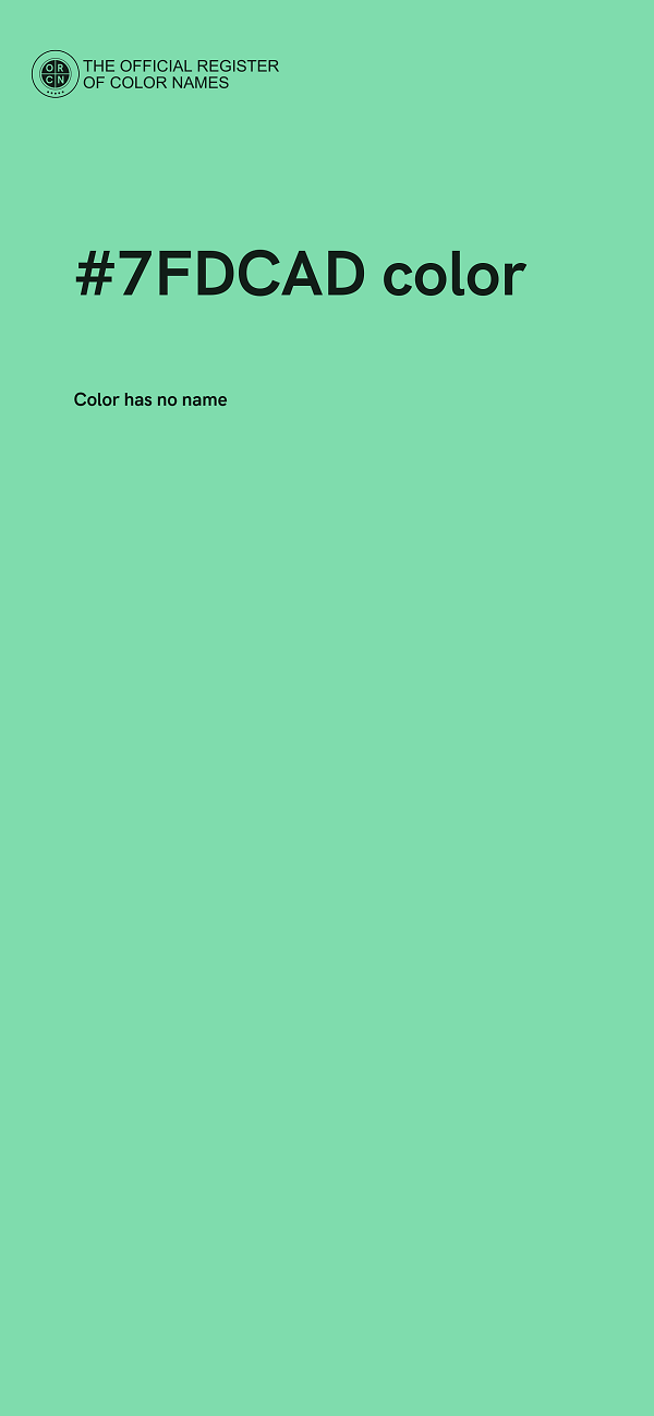#7FDCAD color image