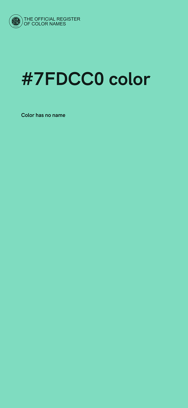 #7FDCC0 color image