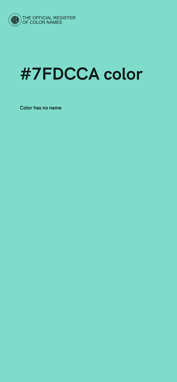 #7FDCCA color image
