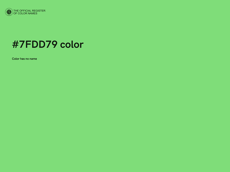 #7FDD79 color image