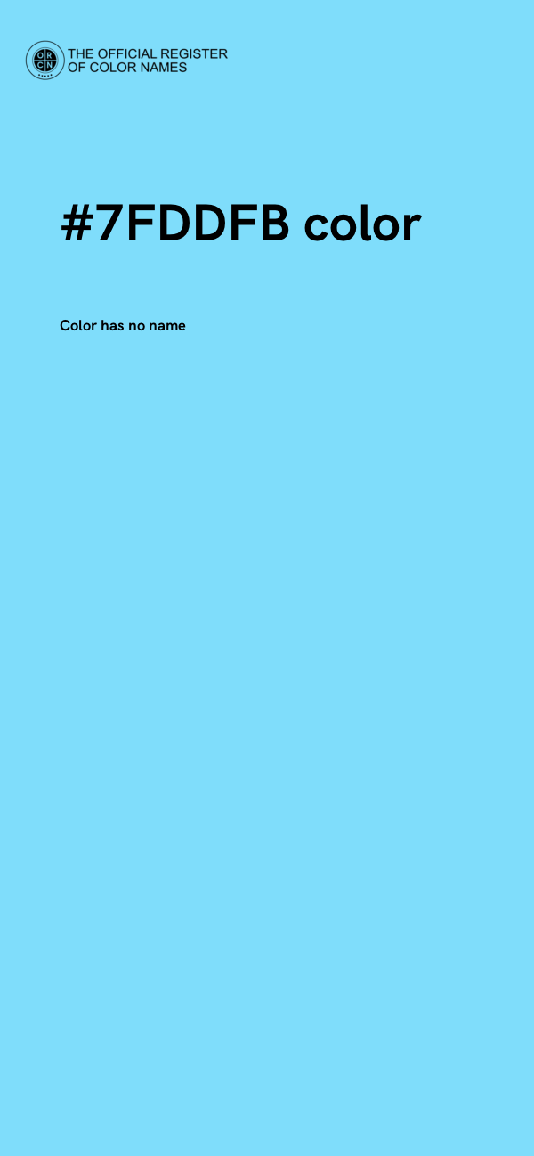 #7FDDFB color image