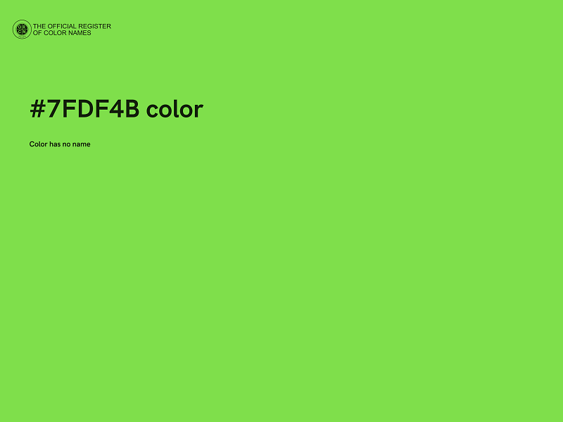 #7FDF4B color image