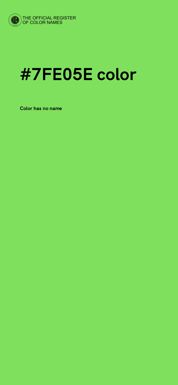 #7FE05E color image