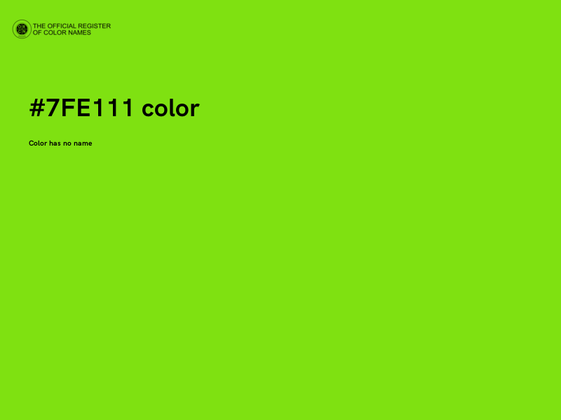 #7FE111 color image