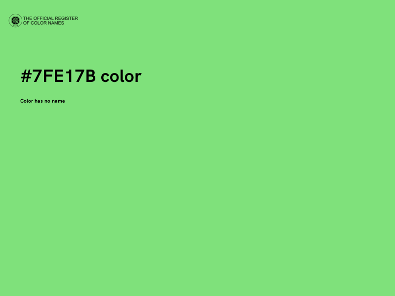 #7FE17B color image