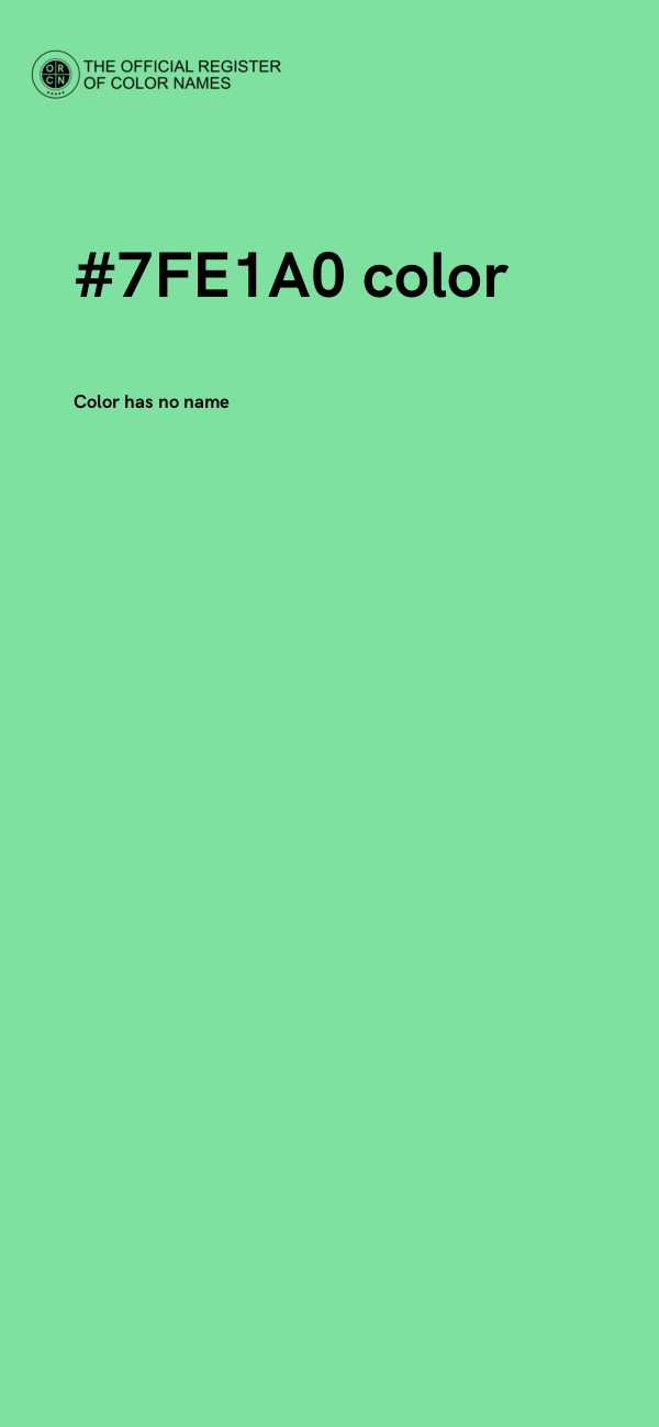 #7FE1A0 color image