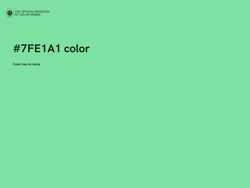 #7FE1A1 color image