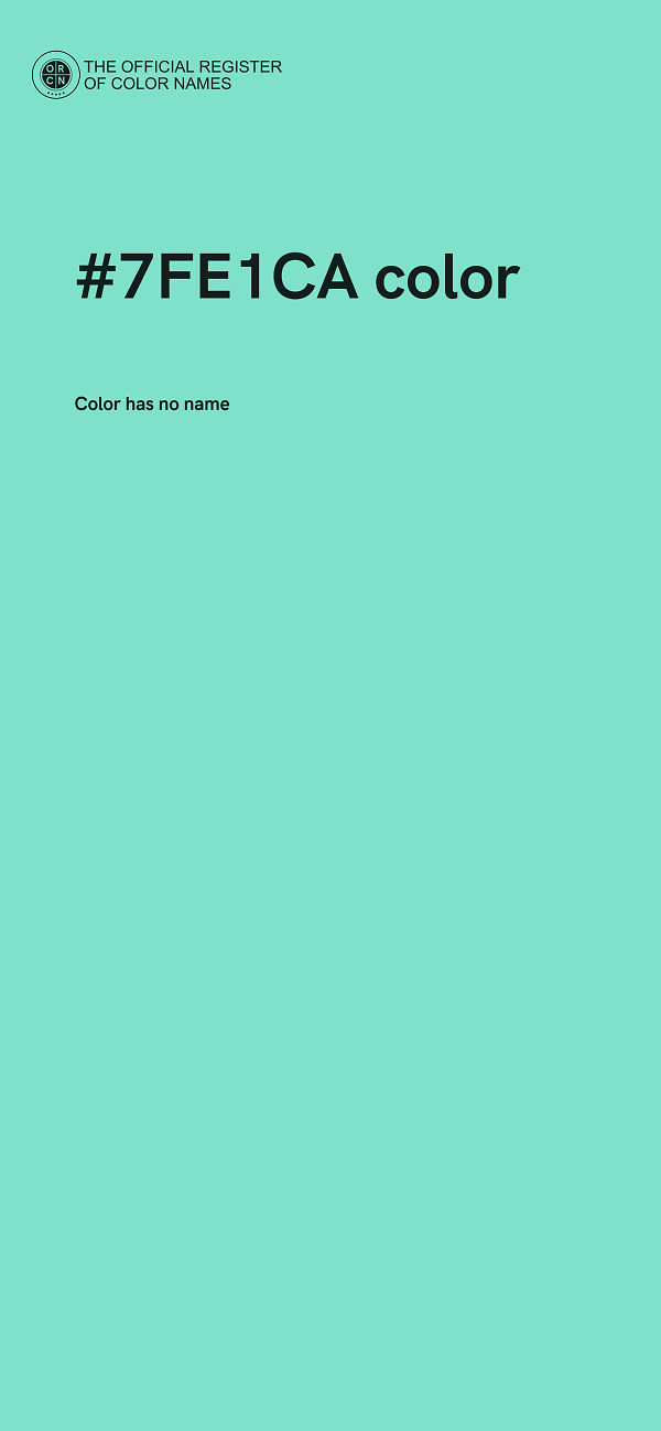 #7FE1CA color image