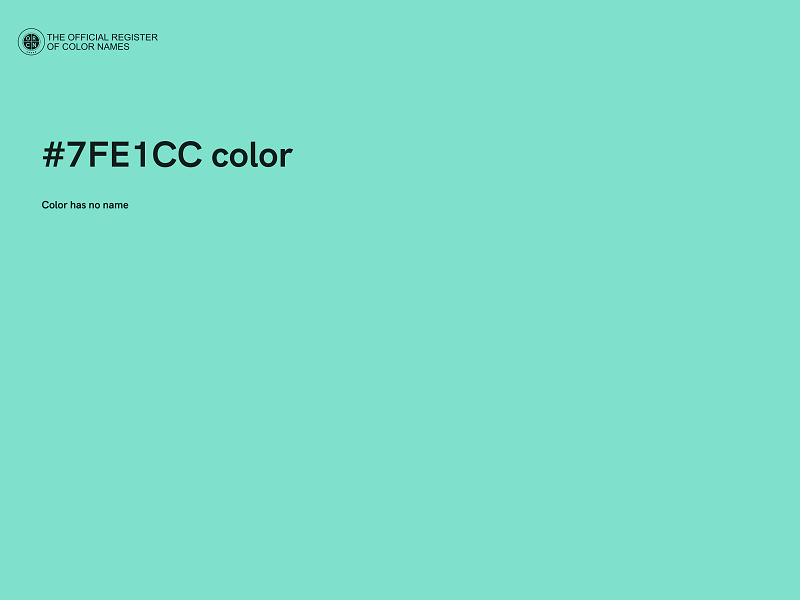 #7FE1CC color image