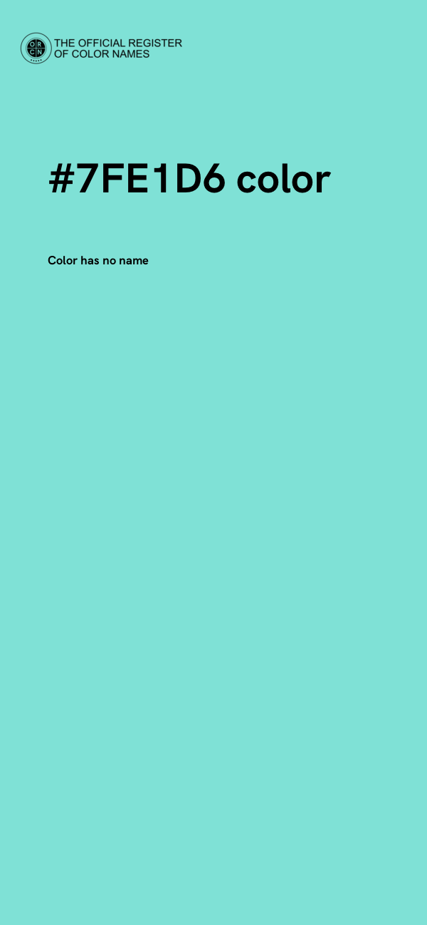 #7FE1D6 color image