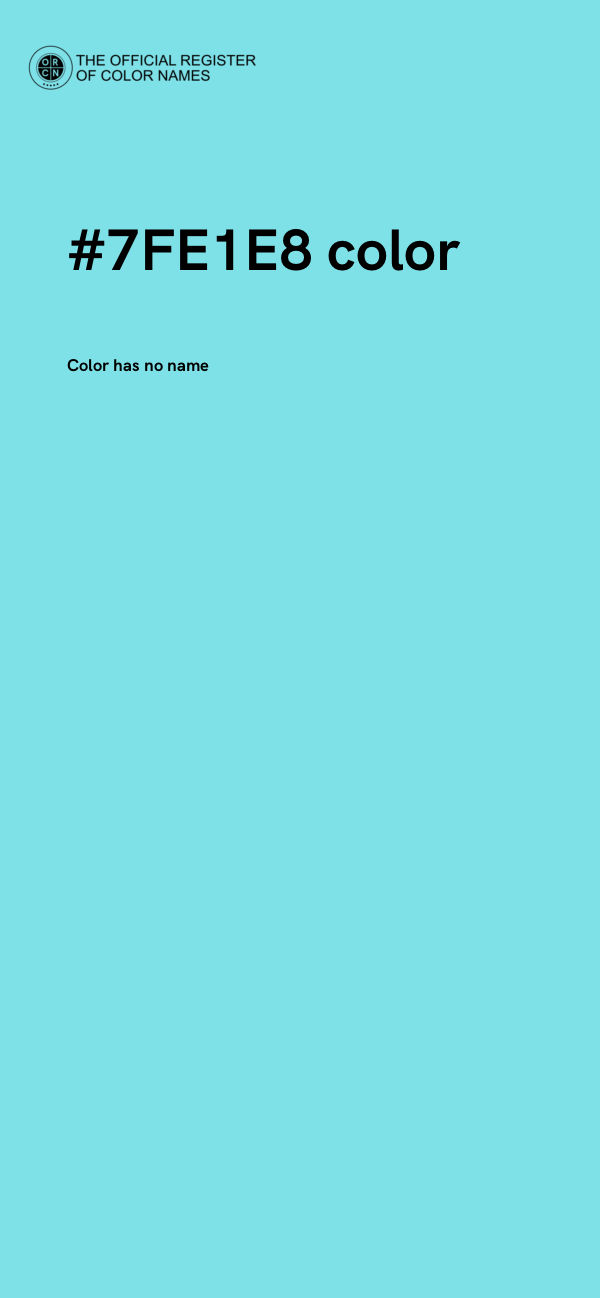 #7FE1E8 color image