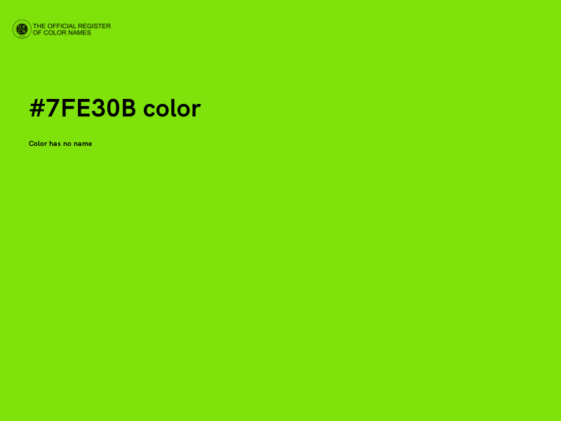 #7FE30B color image