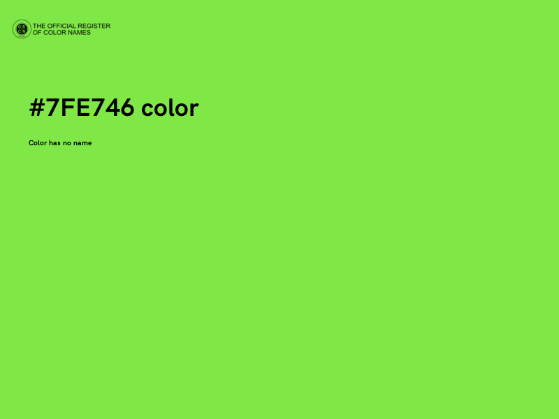 #7FE746 color image