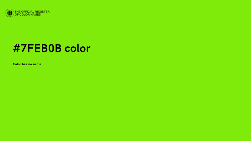 #7FEB0B color image