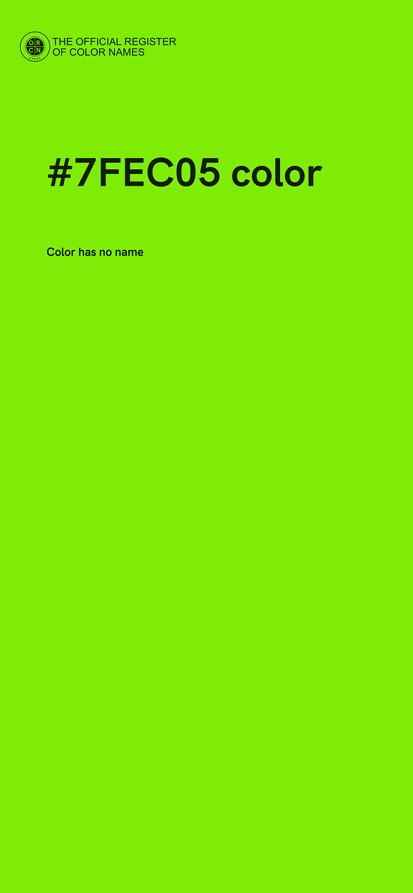 #7FEC05 color image