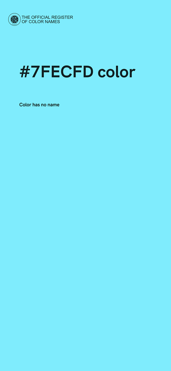 #7FECFD color image