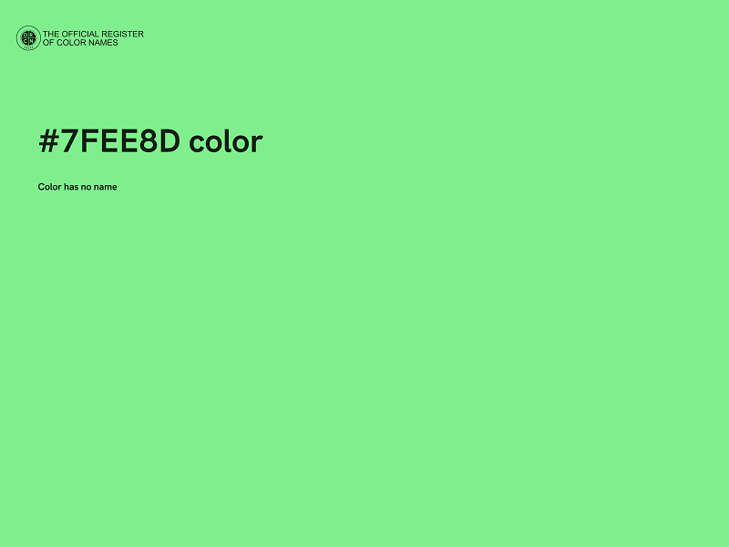 #7FEE8D color image