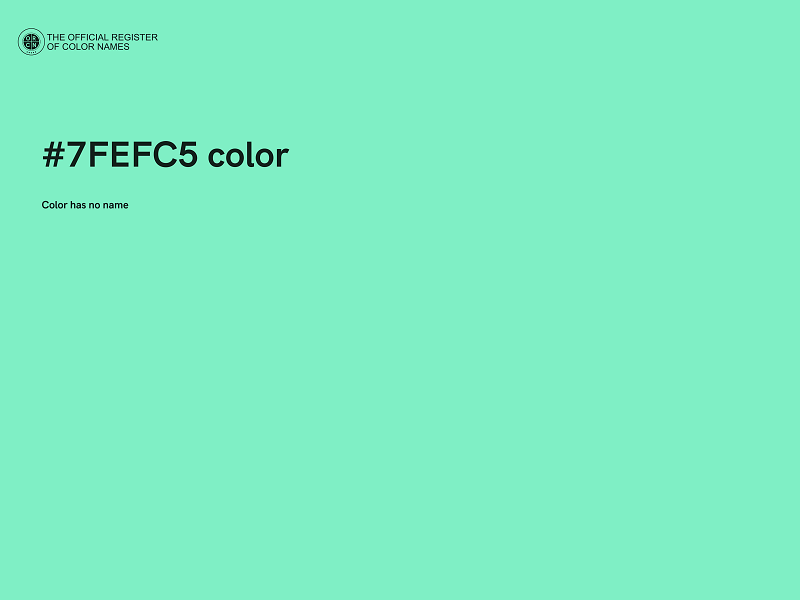 #7FEFC5 color image