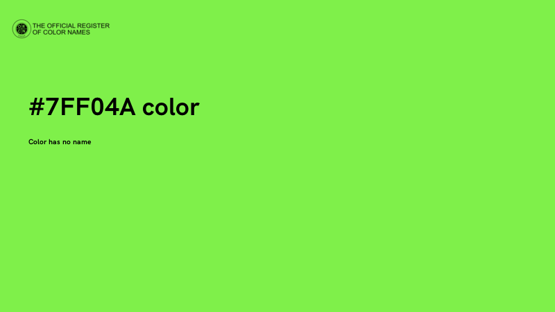 #7FF04A color image