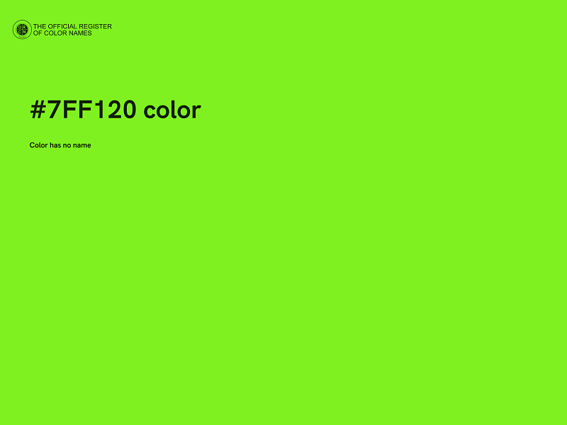 #7FF120 color image